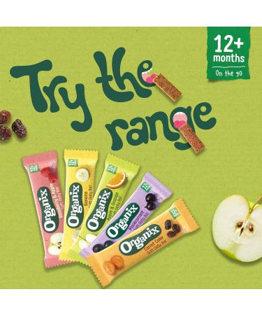 Organix Goodies 1 Year+Organic Raspberry and Apple Soft Oaty Bars 6 x 30 g (Pack of 6 Total 36 Bars) - Buy Online on GoSupps.com