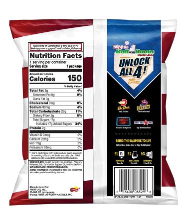 Cracker Jack Caramel Popcorn Original 1.25oz Large Single Serve Bags, Pack of 60 - Buy Online on GoSupps.com