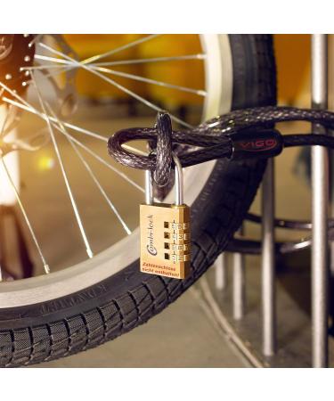 VIGO Sports Panzer Loop Cable Lock 2m - 10mm Thick Weatherproof & Durable Security Solution for Bikes Grills Garden Furniture & Strollers - Prevent Theft! - Buy Online on GoSupps.com
