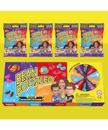Jelly Belly Beans BoozLed Frolle - 6th Gen Set (100g + 4x54g) | Nasty Taste Duels - Perfect for Parties & Game Nights - Buy Online on GoSupps.com