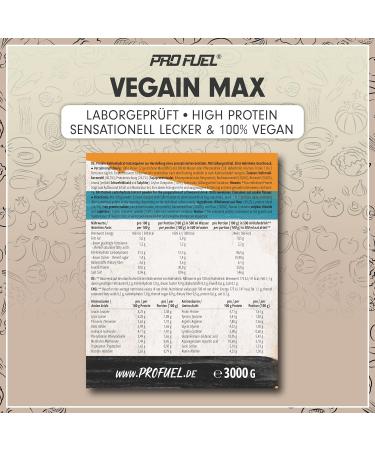 Vegan Weight Gainer Mix - Schoko-Haselnut & Cinnamon 2x3kg | High Protein Complex Carbs Lactose-Free | Max Lean Muscle Mass Gainer - Buy Online on GoSupps.com