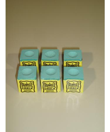 Triangle chalk green 6 pieces