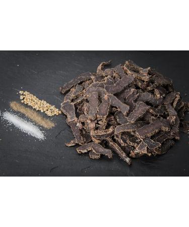 Sliced Biltong 1kg: Natural Spicy Beef Biltong by The Biltong Company | High Protein & Keto Diet Approved Snack - Lean Biltong Jerky Alternative (1kg Pack) - Buy Online on GoSupps.com