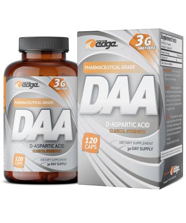 DAA D-Aspartic Acid 3g Daily Dose 30 Day Supply 120 Capsules