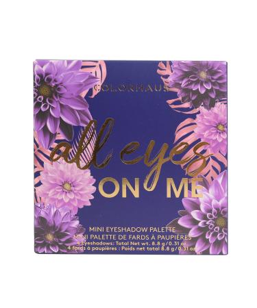 Colorhaus Mini Blushing Petals Palette Blush-mini make-up palette with interior mirror-4 blush nuances for a radiant complexion in a light pallet with wildflower graphics