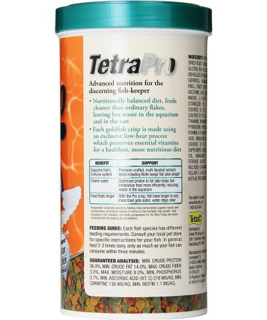 TetraPRO Goldfish Crisps 7.9 oz - High-quality Fish Food for Goldfish - Buy Online on GoSupps.com