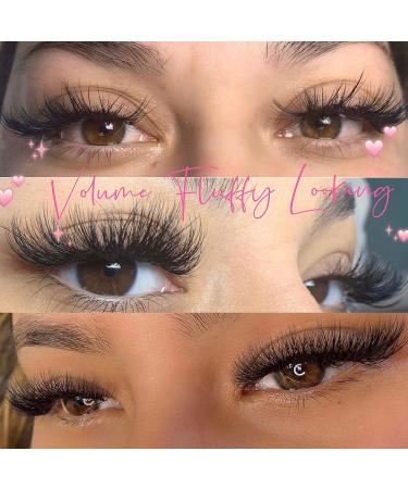 EMEDA Easy Fan Volume Lashes 0.05mm D Curl 14mm | Self Fanning Eyelash Extensions | 2D-20D Flowering Lashes - Buy Online on GoSupps.com
