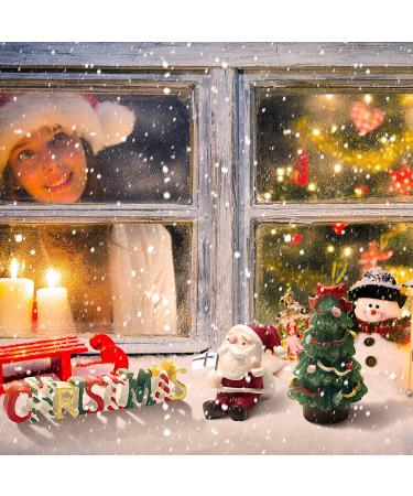 Christmas Aquarium Decoration: Lovely Style 6-Piece Resin Ornaments - Xmas Series Landscaping Decor for Fish Tank - Santa, Christmas Tree, Bear, Sled Figurines - Buy Online on GoSupps.com