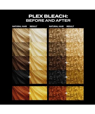 BLEACH LONDON Plex Bleach Kit - Vegan Professional Standard Bleach for All Hair Types - Anti-Breakage Treatment - Cruelty Free - Brightest Blonde Results - Buy Online on GoSupps.com