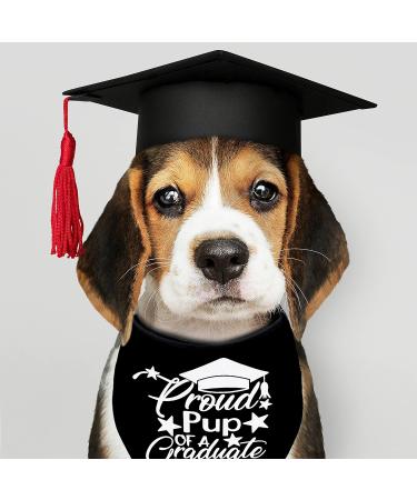 Proud of Mom Graduation Bandana 2 Pack for Dogs and Cats - Large Proud of Pup Bandana - Buy Online on GoSupps.com