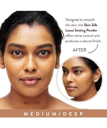 Mented Cosmetics Skin Silk Loose Setting Powder - Talc Free Perfect for Medium to Dark Skin - Ideal Setting Powder for Black Women - Buy Online on GoSupps.com
