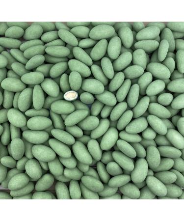 Green eucalyptus almond dragees 1kg - cheap quality - around 240 dragees - Handmade in France