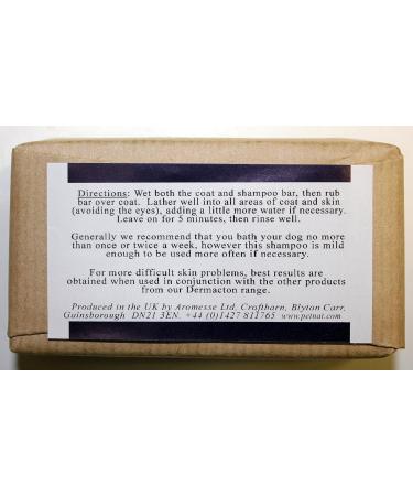 Dermacton Petnat Itchy Skin Relief Dog Shampoo | Natural, Antibacterial, & Antifungal Formula | Long Lasting Bar | Gentle for Sensitive & Dry Skin | Vet Recommended - Buy Online on GoSupps.com