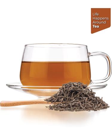 Tealyra - Ripe Pu'erh Tea - 5 Years Aged Loose Leaf - 100% Pure - Caffeine Level High - Aged Black Tea Pu Er - 400g (14-ounce) 400-gram - Buy Online on GoSupps.com