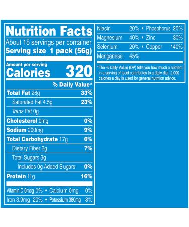 Planters Cashew Super Tube Nuts - 2oz Bag (Pack of 15) - Buy Online on GoSupps.com