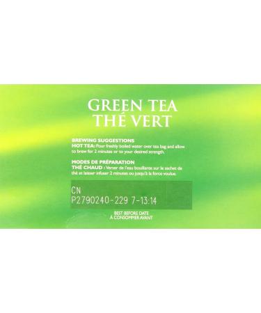 Twinings Pure Green Tea Individually Wrapped Tea Bags | Caffeinated 100% Pure Green Tea Smooth Flavour Enticing Aroma | 50 Count (Pack of 6) | Enjoy Hot or Iced Pure Green Tea 50 Count (Pack of 6) - Buy Online on GoSupps.com