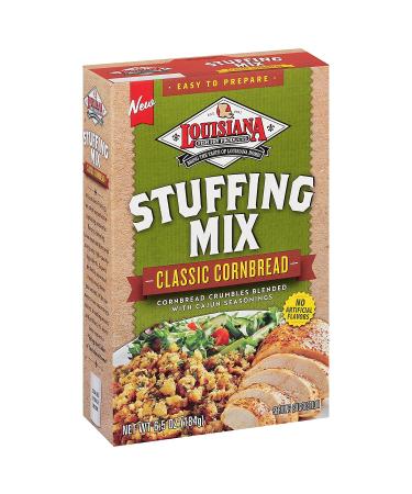 Louisiana Fish Fry - Stuffing Mix - Classic Cornbread - Cornbread Crumbles Blended with Cajun Seasoning 6.5 oz - Buy Online on GoSupps.com