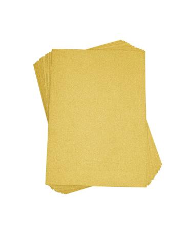 Gildecks Gold Cardstock Paper 20 Pcs - Double Sided Gold Glitter Paper - Perfect for DIY Projects  Decorations  Arts & Crafts - 250 GSM - 11.7x8.3in
