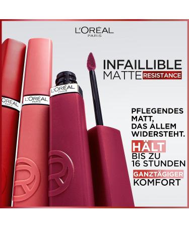 L'Or al Paris Matte Nursing Lipstick No. 105 Breakfast in Bed - 16 Hour Long-Lasting Color & Infaillible Matt Resistance - 5ml International Shipping - Buy Online on GoSupps.com