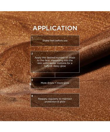 Super Glow Serum SPF30 Illuminating Bronzing Drops - Buy Online on GoSupps.com