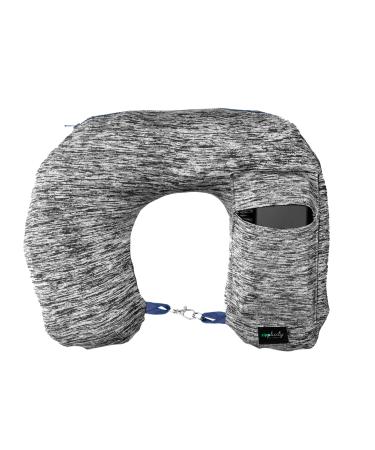 Zipplicity Neck Pack: The Ultimate Travel Companion - 6lbs Luggage Capacity, Secure Front Pocket, Hand-Sewn Comfort, Avoid Baggage Fees, and Keep Your Valuables Safe (Sporty Navy)