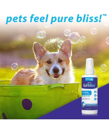 Furbliss Refreshing Dog Cologne & Deodorizer Spray for Dogs & Cats - Eliminates Odors, Grooming Spray by Vetnique Labs - Buy Online on GoSupps.com
