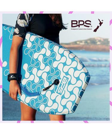 Own the Wave Bodyboard Leash - Premium Coiled Wrist Surf Leash in Bright Blue - Buy Online on GoSupps.com