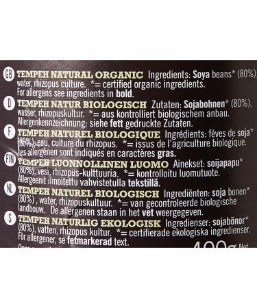 Biona Biona Organic Plain Tempeh 400g - Buy Online on GoSupps.com