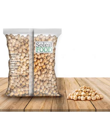 SoleilFOOD 2 kg Dried Chickpeas - Finest Quality GMO-Free Pulses for Hummus | International Shipping - Buy Online on GoSupps.com
