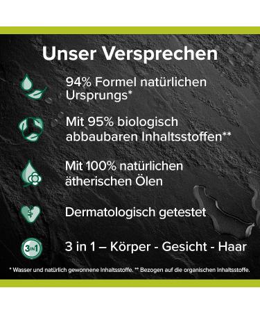  Palmolive Palmolive Energising 3-in-1 Shower Gel for Men - 6-Pack - For Body Face and Hair - With Citrus Essential Oil and Magnesium Extract - Buy Online on GoSupps.com