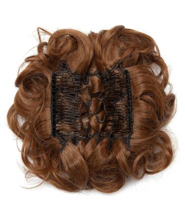 Buy SEGO Real Hair Extensions Bun Hairpiece - Light Brown Updos & Hair Ties for Perfect Hairstyles - Buy Online on GoSupps.com
