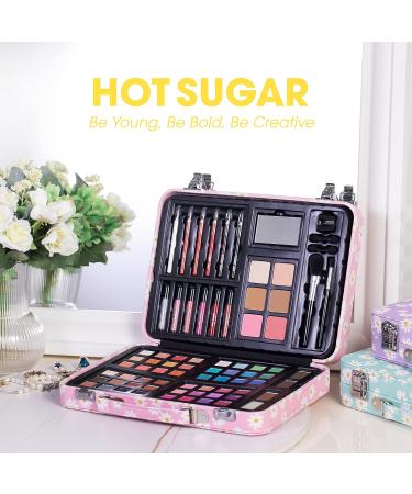 Hot Sugar Makeup Kit for Teen Girls 10-12 | All-in-One Beginner Cosmetic Set | Perfect Birthday & Christmas Gift (Pink Daisy - Buy Online on GoSupps.com