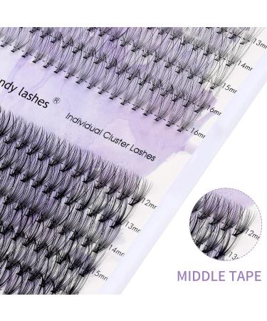 240PCS D Curl Cluster Lashes Extension 10D/20D MIX 12-16mm DIY Eyelashes Extensions - Buy Online on GoSupps.com