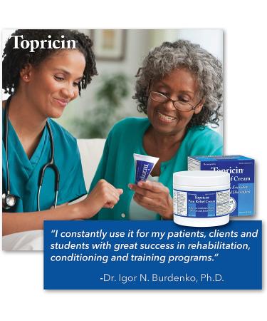 Topricin Pain Relief Cream - Fast Acting 4 oz Pain Relieving Rub | Relieve Pain Naturally - Buy Online on GoSupps.com