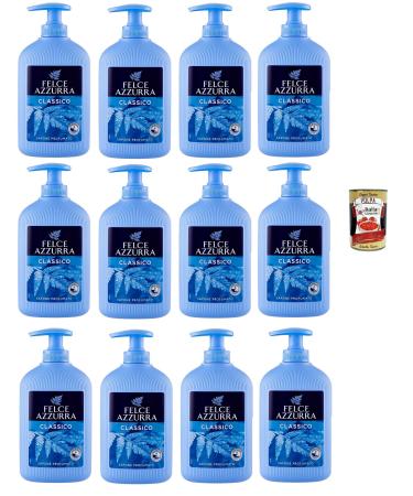 Italian Gourmet E.R. Felce Azzurra Classic Liquid Soap 300ml + Italian Gourmet Pulp 400g (Pack of 12)