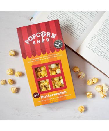 Popcorn Shed Butterscotch Gourmet Popcorn Gift Box - Gluten Free & Vegetarian Snack - 80g (Pack of 1) - Buy Online on GoSupps.com