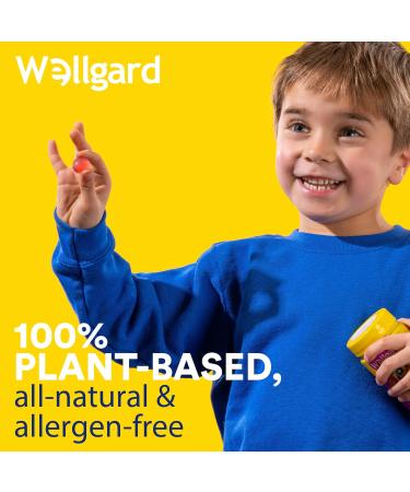 Wellgard Kids Vitamin D3 Gummies - 2 Month Supply - Vegan Mixed Berry Flavour | Chewable Vitamin D Gummies - Buy Online on GoSupps.com