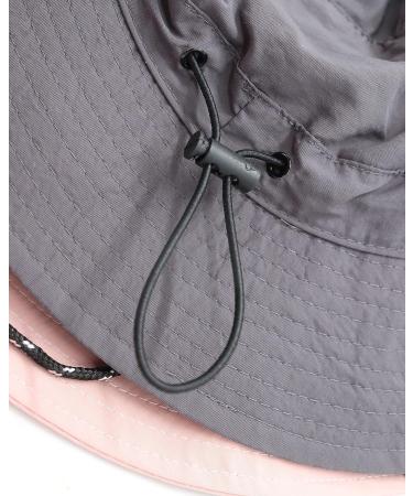 CAMSTIC Packable Sun Protection Waterproof Outdoor Bucket Hat in Grey - Perfect for Outdoor Activities - Buy Online on GoSupps.com