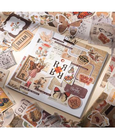 YagCu Aesthetic Journaling Supplies Kit - Bullet Journals, Vintage Scrapbooking, Arts & Crafts - Ideal for Teenage Girls, Women, Adults - Brown - Buy Online on GoSupps.com