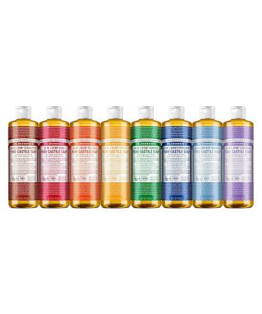 Dr Bronner's Peppermint Castile Liquid Soap 473 ml - All-Natural Mint Soap for Eco-Friendly Cleaning | Buy Online - Buy Online on GoSupps.com