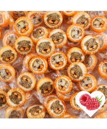 EinsSein EinsSein Kids Birthday Party Sweets 0.5kg Lion Bear Orange-Brown Table Decorations for Kids Party Perfect for Candybar Candy Bar Babyparty Baby Shower