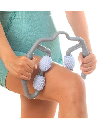 Buy Innovagoods Multifunctional Muscle Self-Massage Device - 4 Pressure Point Rolls for Sports & Fitness - Flexible Design - Gray - Buy Online on GoSupps.com