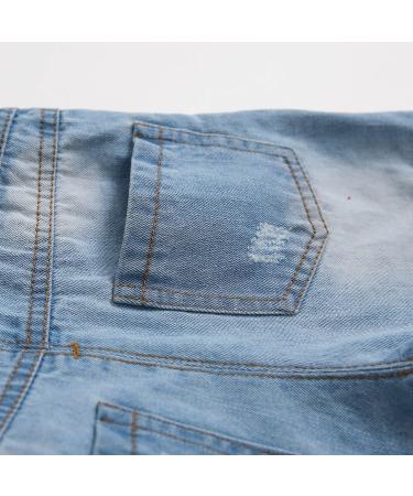 KIDSCOOL SPACE Baby Girl Boy Jean Overalls Toddler Summer Denim Shortall Blue | 2-3 Years - Buy Online on GoSupps.com