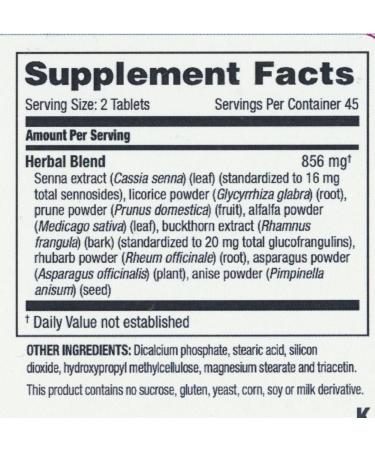 Neo-Lax 90 Tablets - Pure Natural Herbal Cleanse Supplement - Buy Online on GoSupps.com