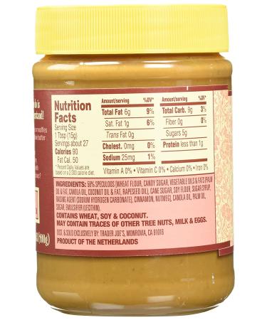 Trader Joe's Speculoos Crunchy Cookie Butter 14.1oz - Irresistible Spread - Buy Online on GoSupps.com