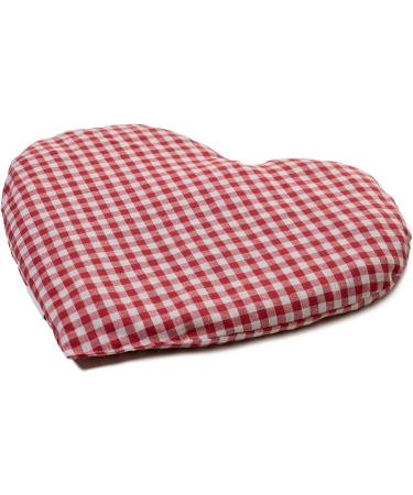 Cherry Stone Heart Pillow 30x25cm - Red-White Heat Cushion & Grain Pillow - Perfect Charming Gift for All Occasions - Buy Online on GoSupps.com