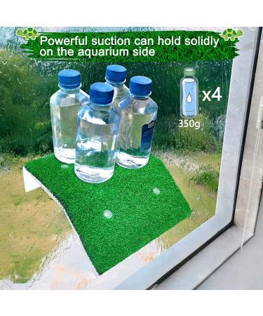 Keedolla Turtle Basking Platform: Large Green Grass Ramp for Aquarium - Ideal Tortoise Resting Terrace & Reptile Pier - Buy Online on GoSupps.com