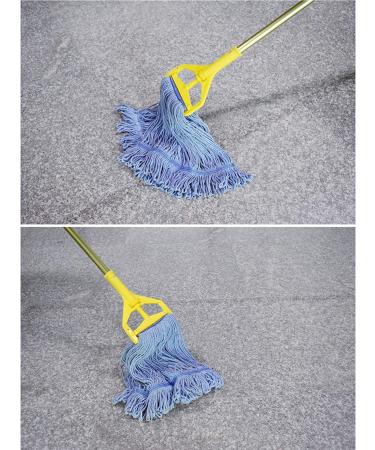 String Mop Heads Replacement Heavy Duty Commercial Grade Blue Cotton Looped End Wet Industrial Cleaning Mop Head Refills (3  Large) 3 Pieces Large (Pack of 3) - Buy Online on GoSupps.com