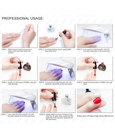 Canada 150 HMD Soak Off UV LED Temperature Changing gel nail polish fast effect fast cure 8ml (001) - Buy Online on GoSupps.com