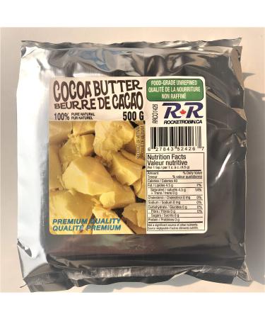 Cocoa Butter Pure Natural Unrefined 0.5 Kg